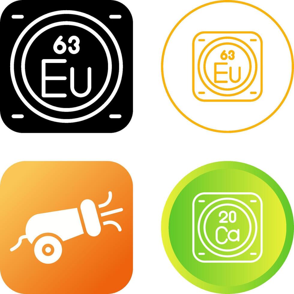 químico elemento vector icono