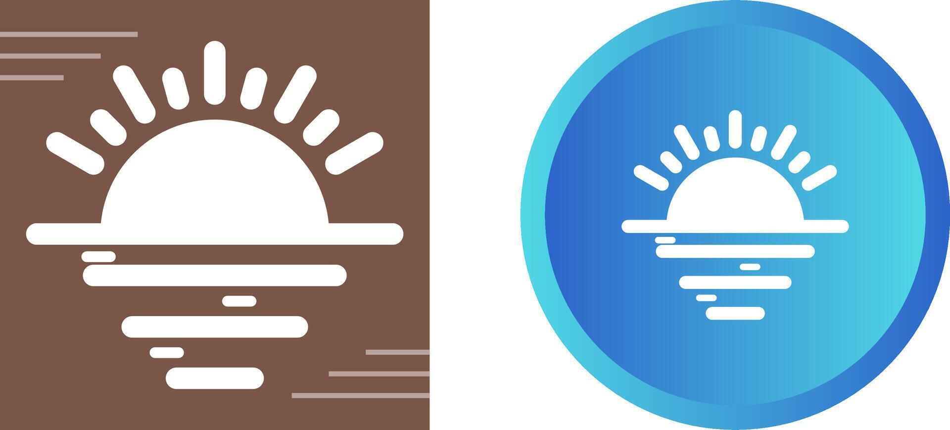 Sunset Vector Icon