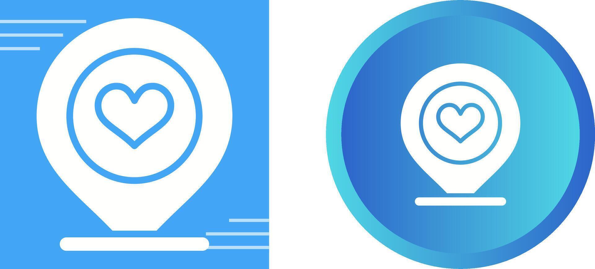 Love pin Vector Icon