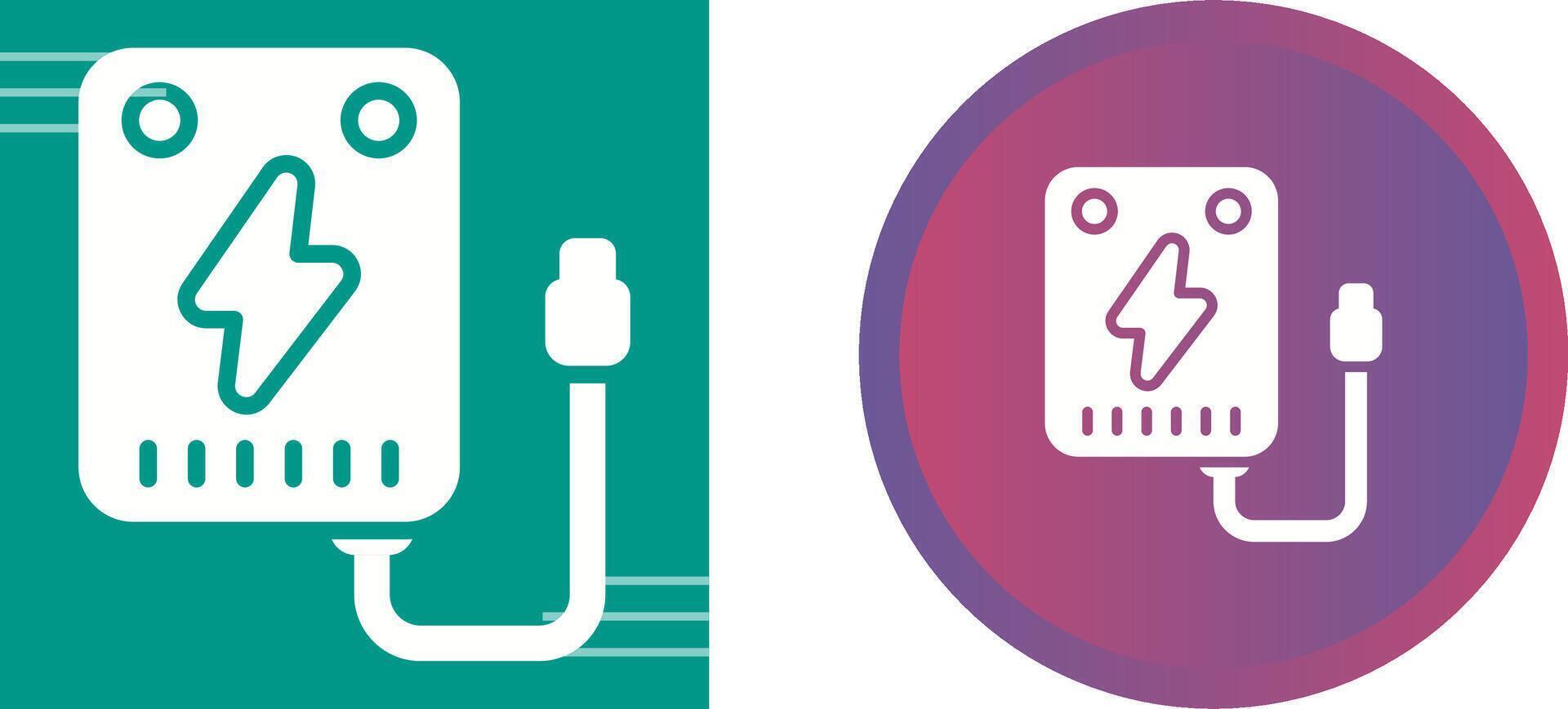 Portable charger Vector Icon