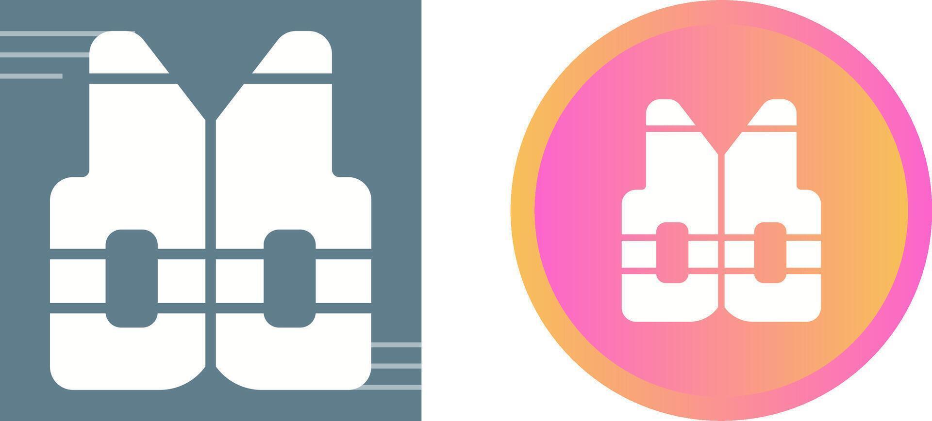 Reflective vest Vector Icon