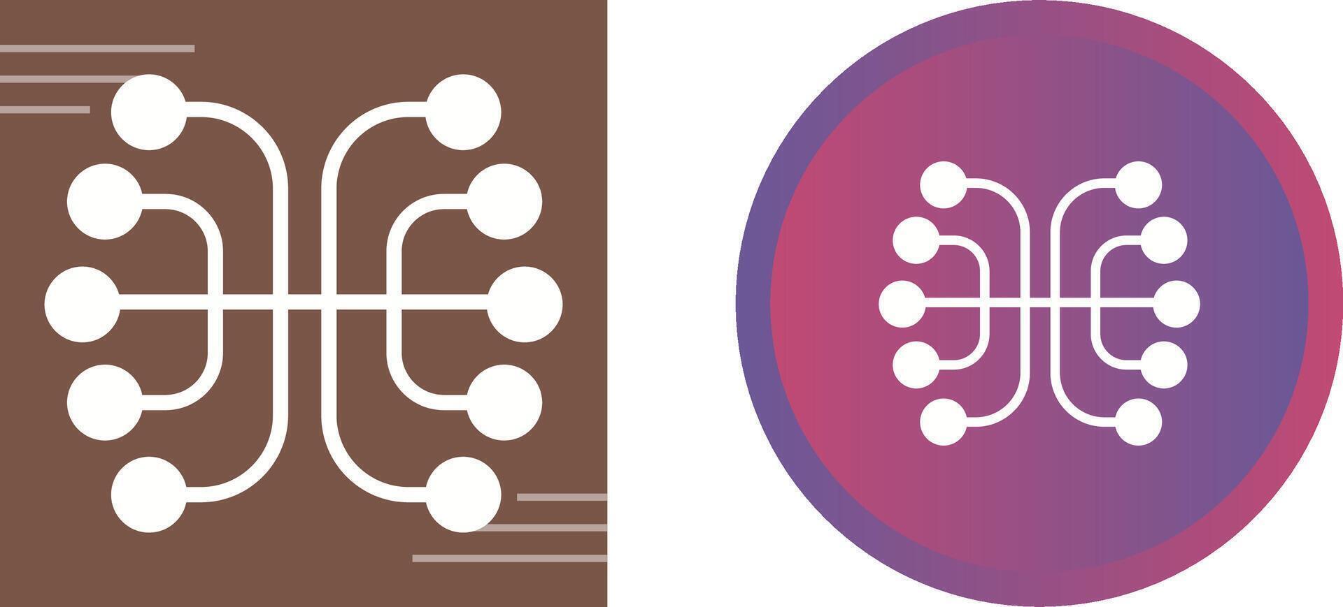 Neural Networks Vector Icon