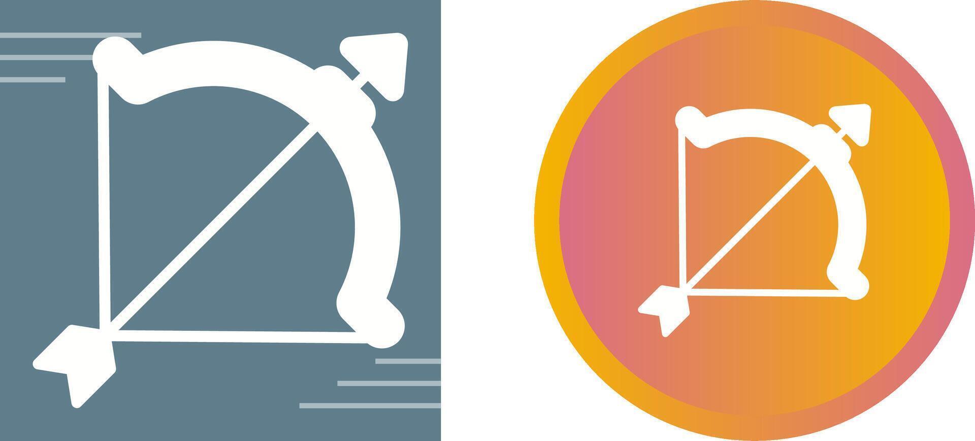 Bow and arrow Vector Icon