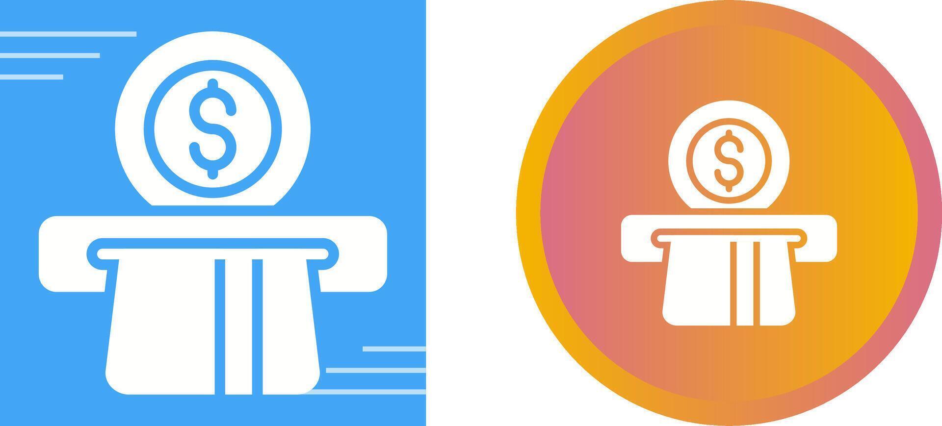 Automated Teller Machine Vector Icon
