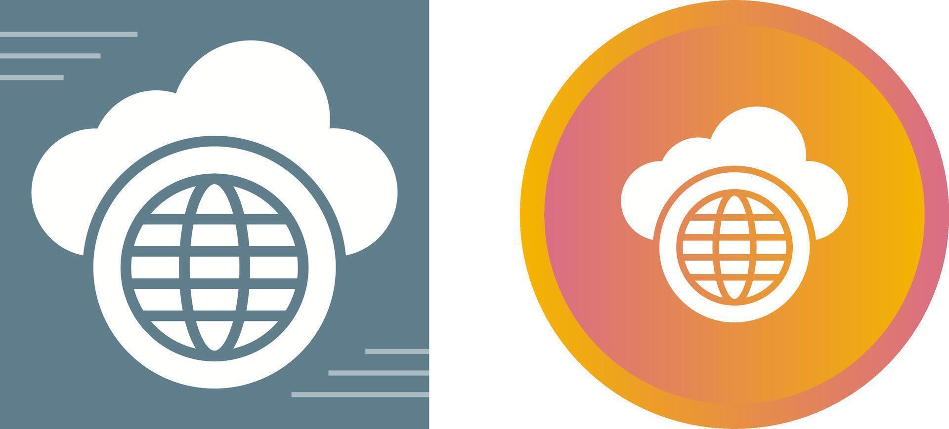 Cloud Network Vector Icon