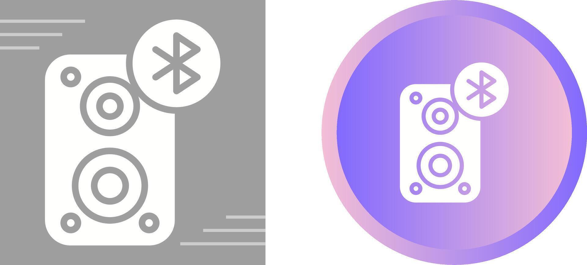 Portable Bluetooth Speaker Vector Icon