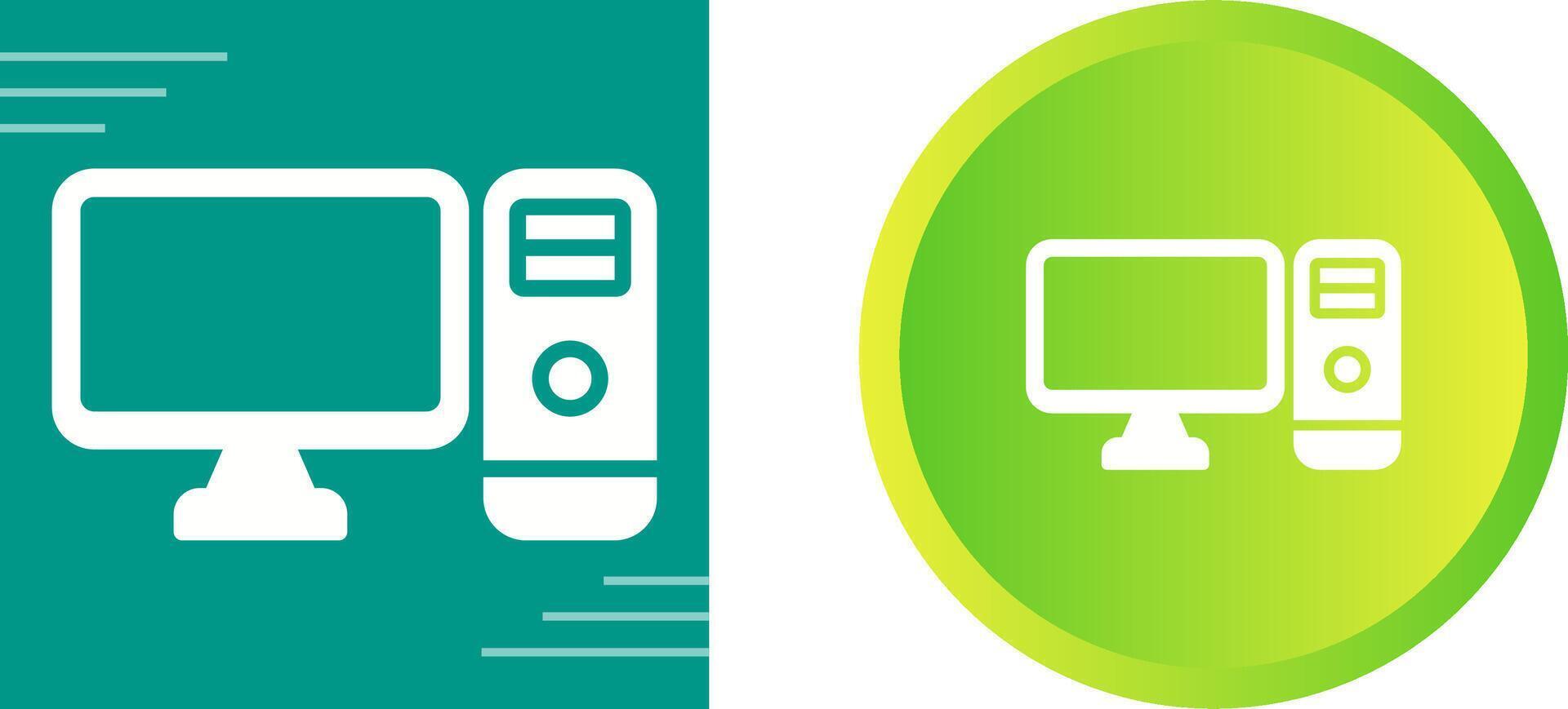 Computer Vector Icon