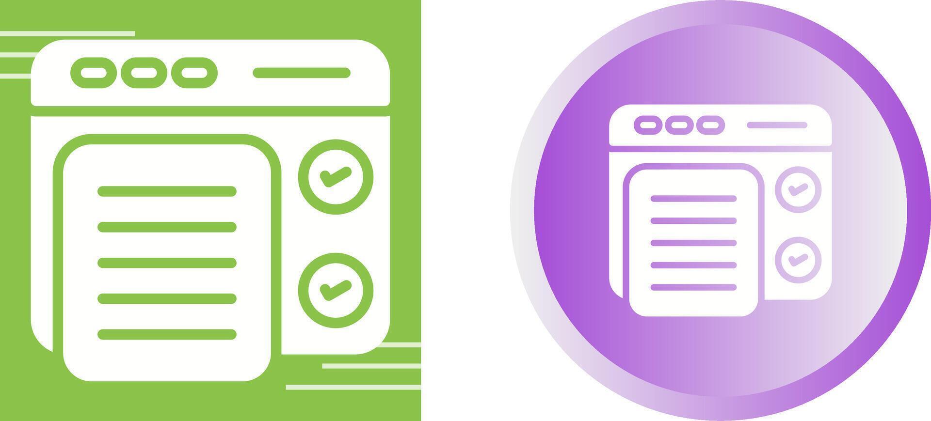 Concept Testing Vector Icon
