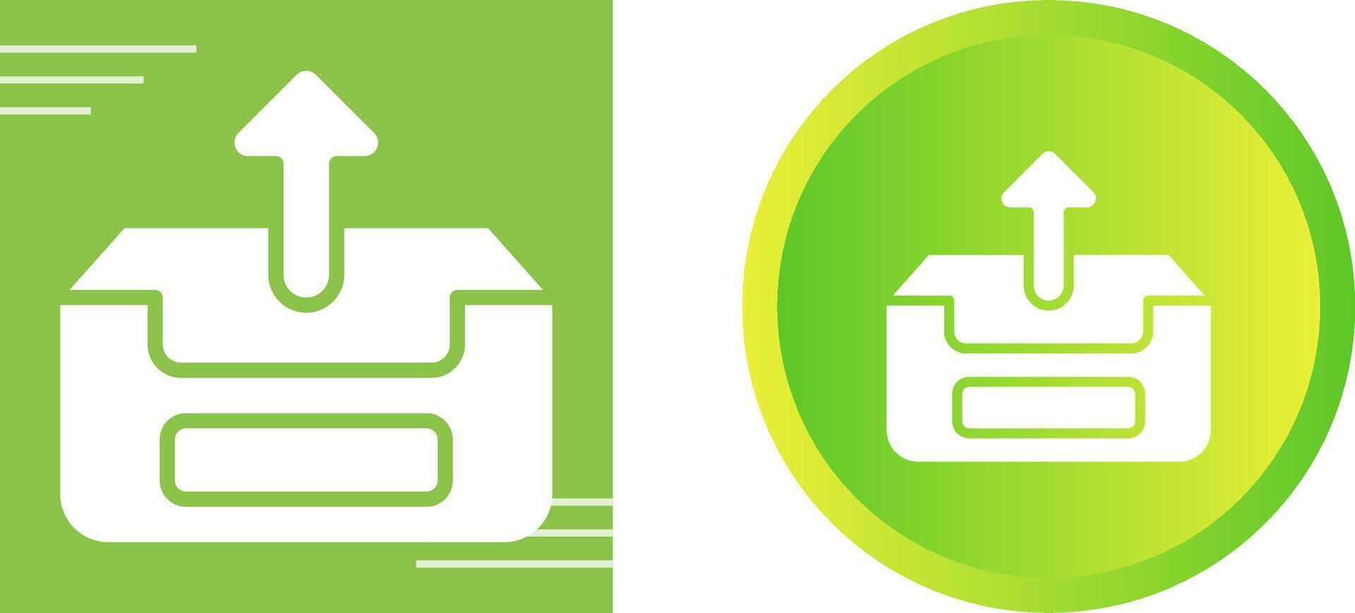 Outbox Vector Icon