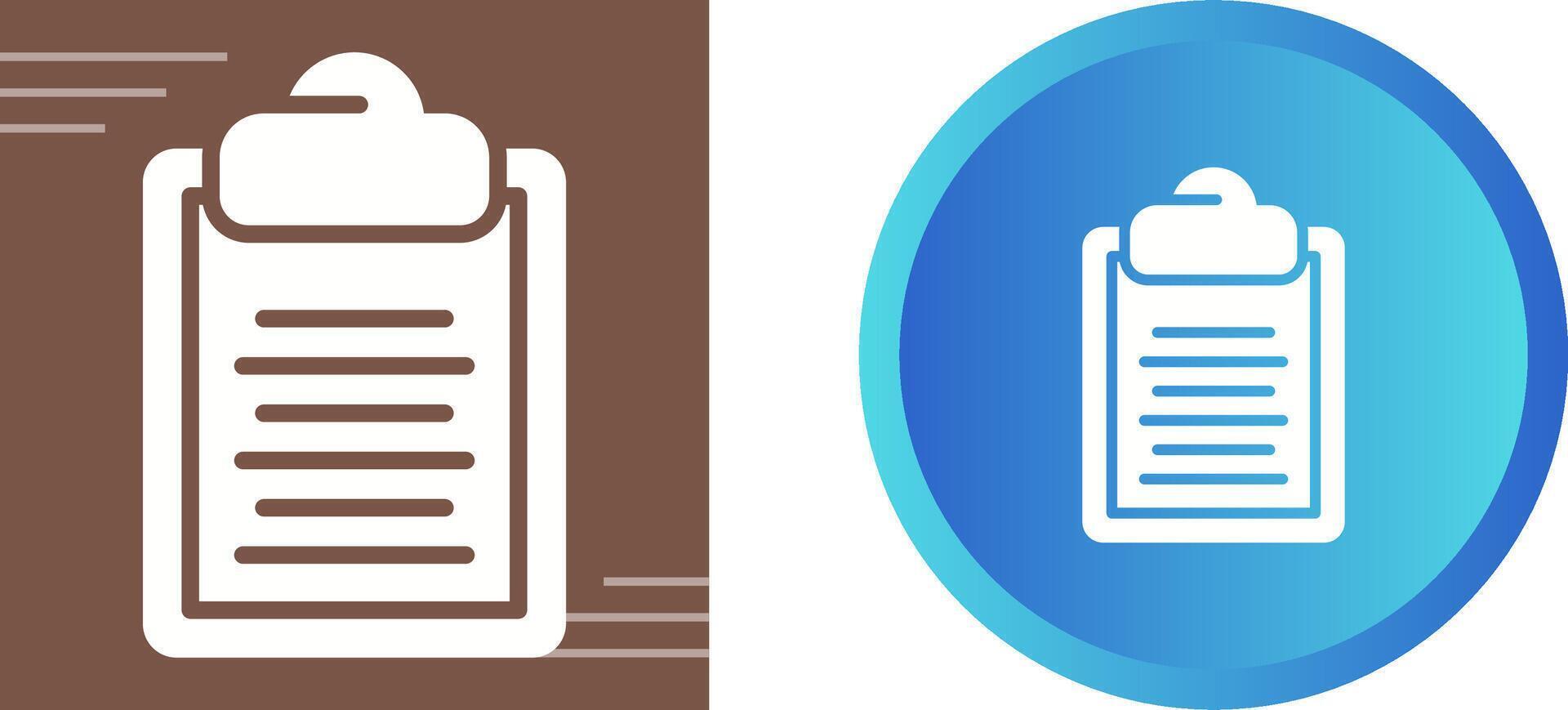 Clipboard Vector Icon