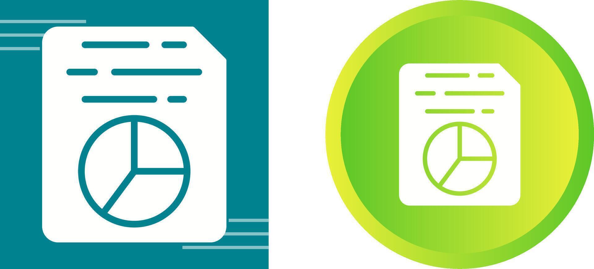 Document Insert Diagram Vector Icon