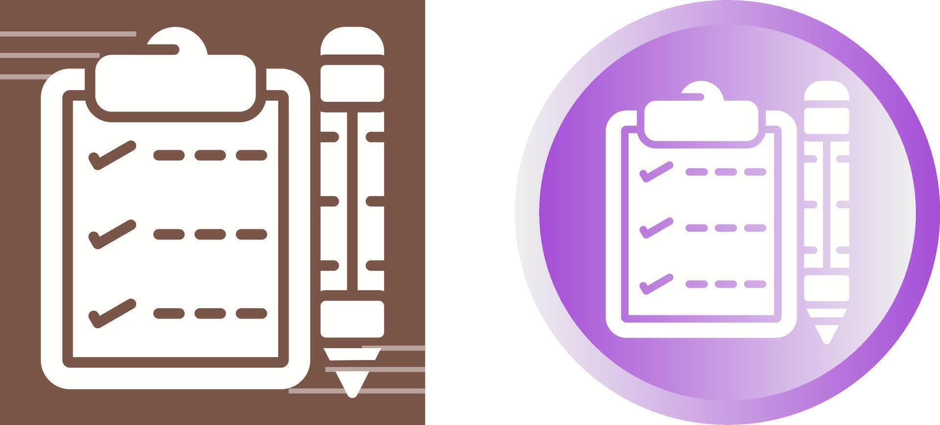 Writing pad Vector Icon
