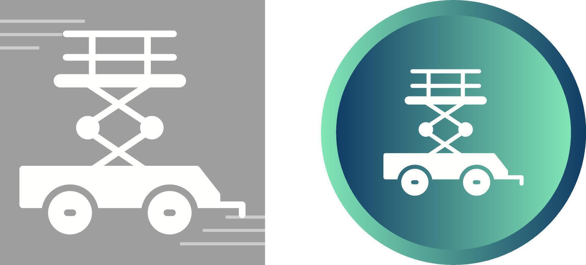 Scissor Lift Vector Icon
