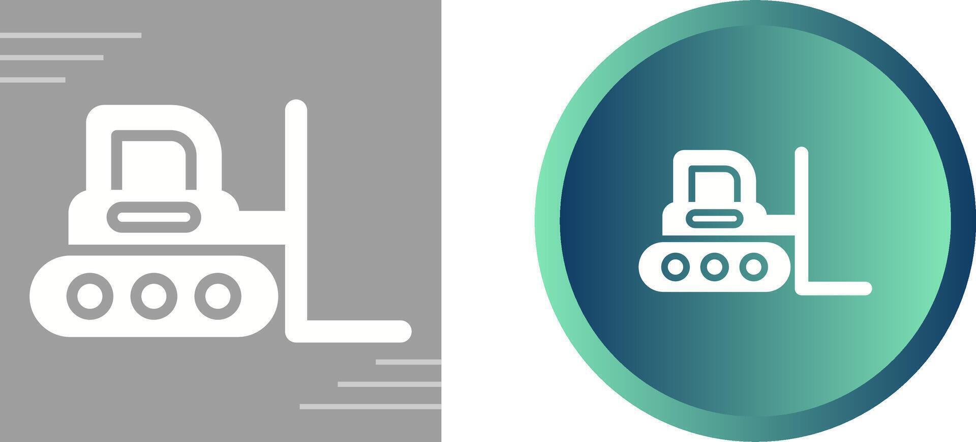 Bulldozer Vector Icon