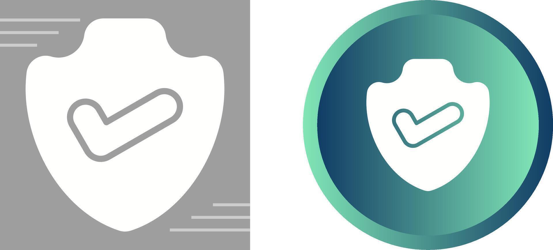 Sheild Check Vector Icon