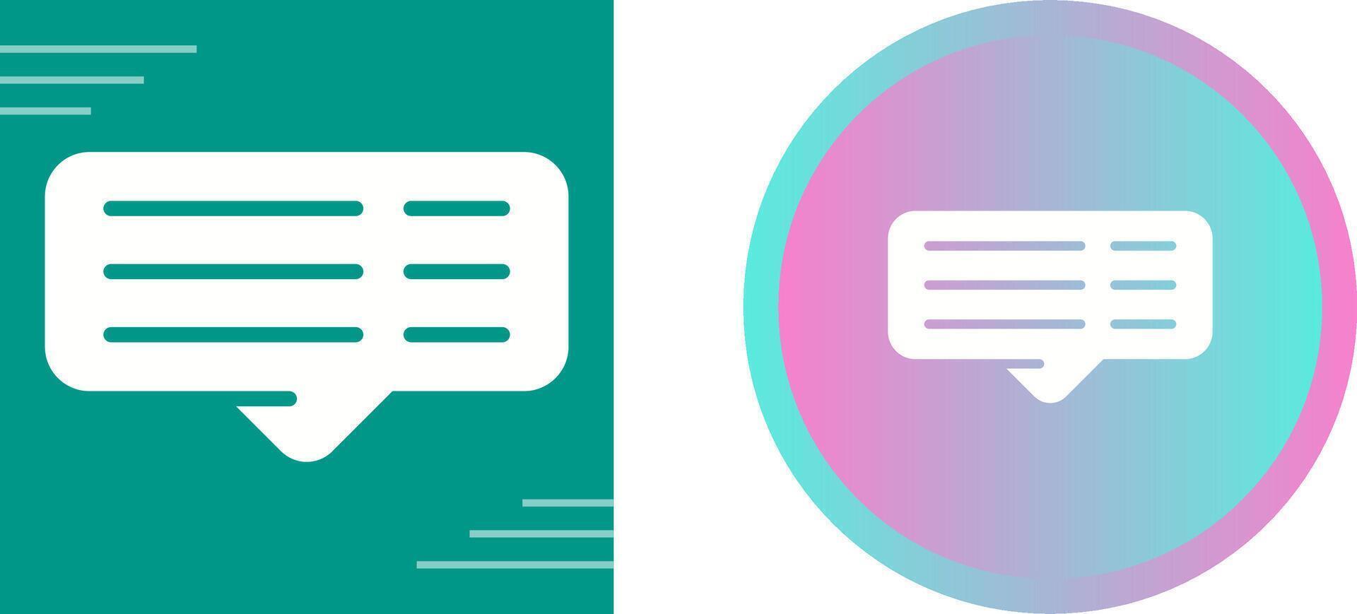 Comment Vector Icon