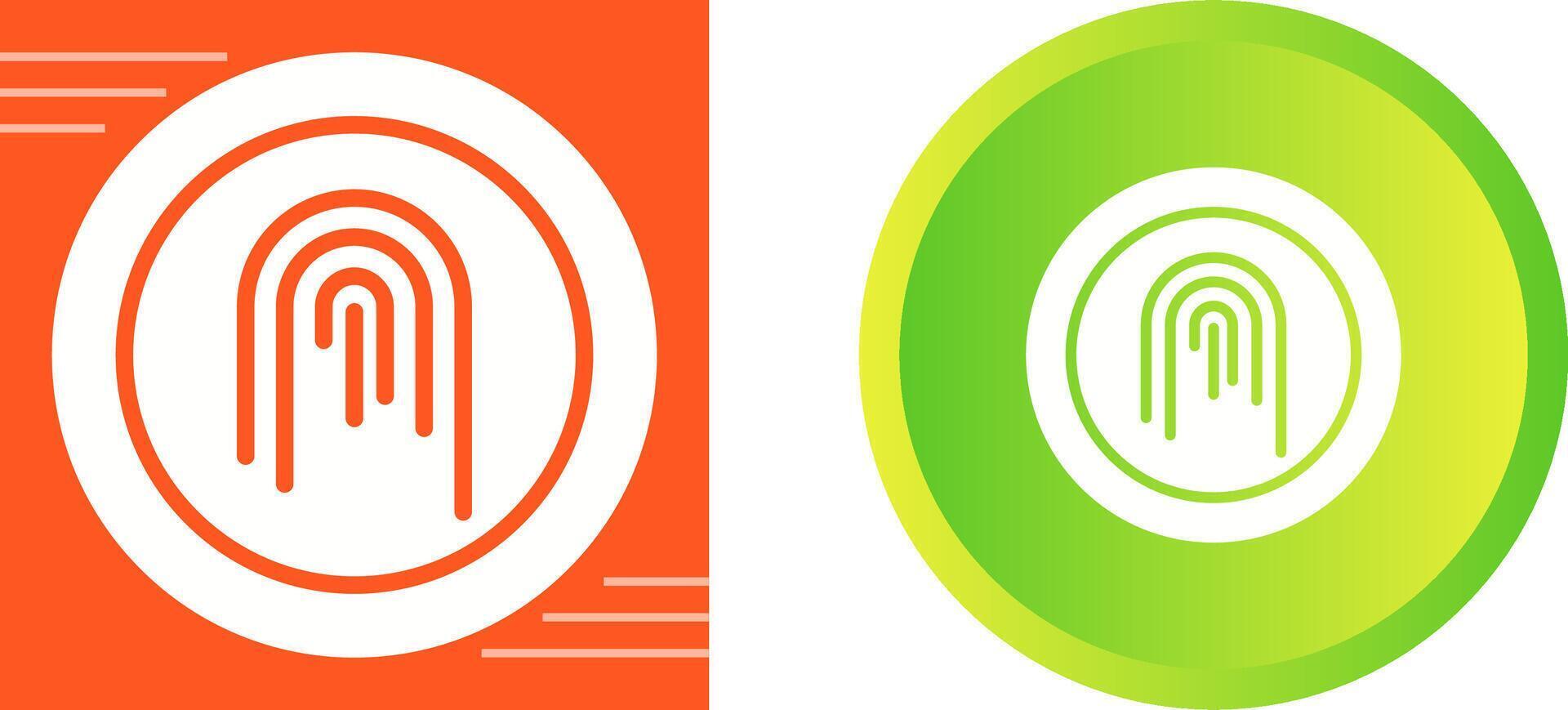 Fingerprint Vector Icon