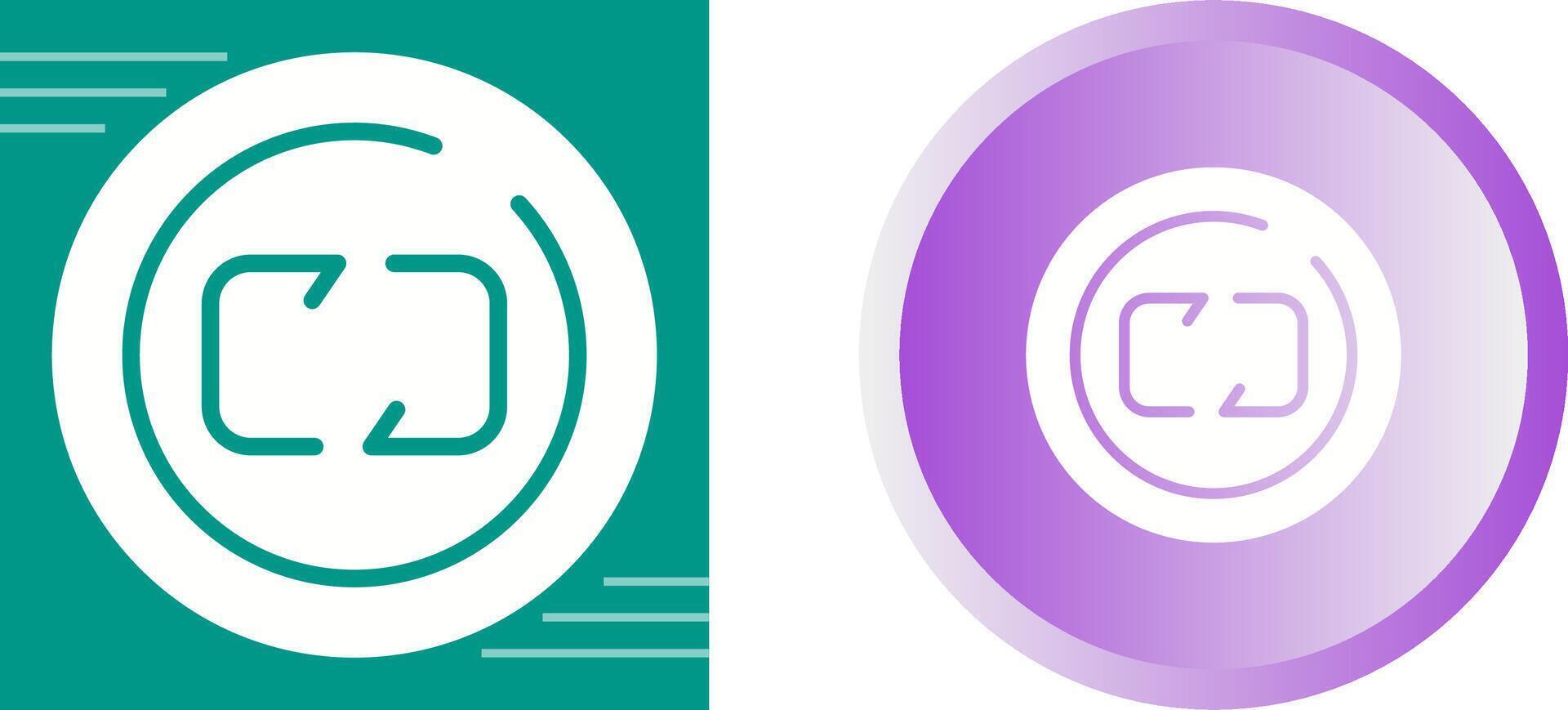 Repeat Circle Vector Icon