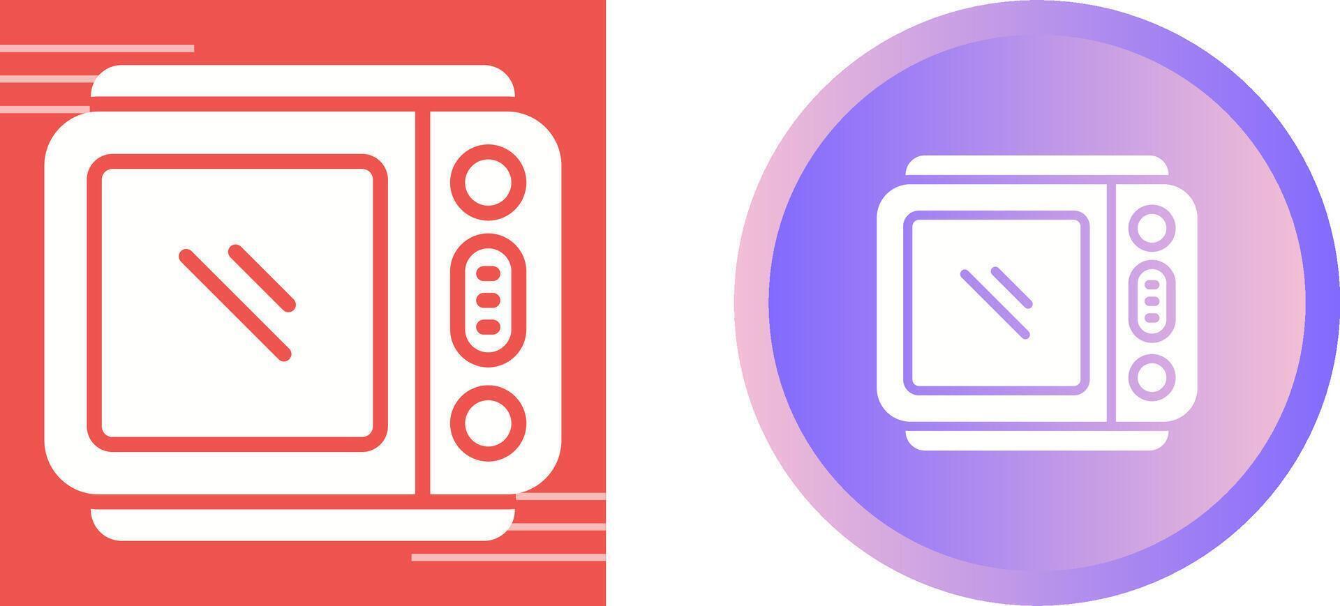 Microwave Vector Icon