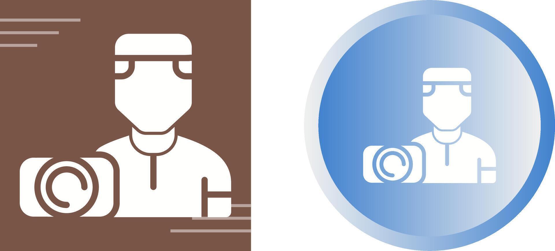 Camera man Vector Icon