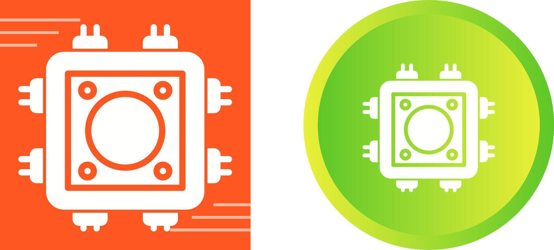 cable glándula vector icono