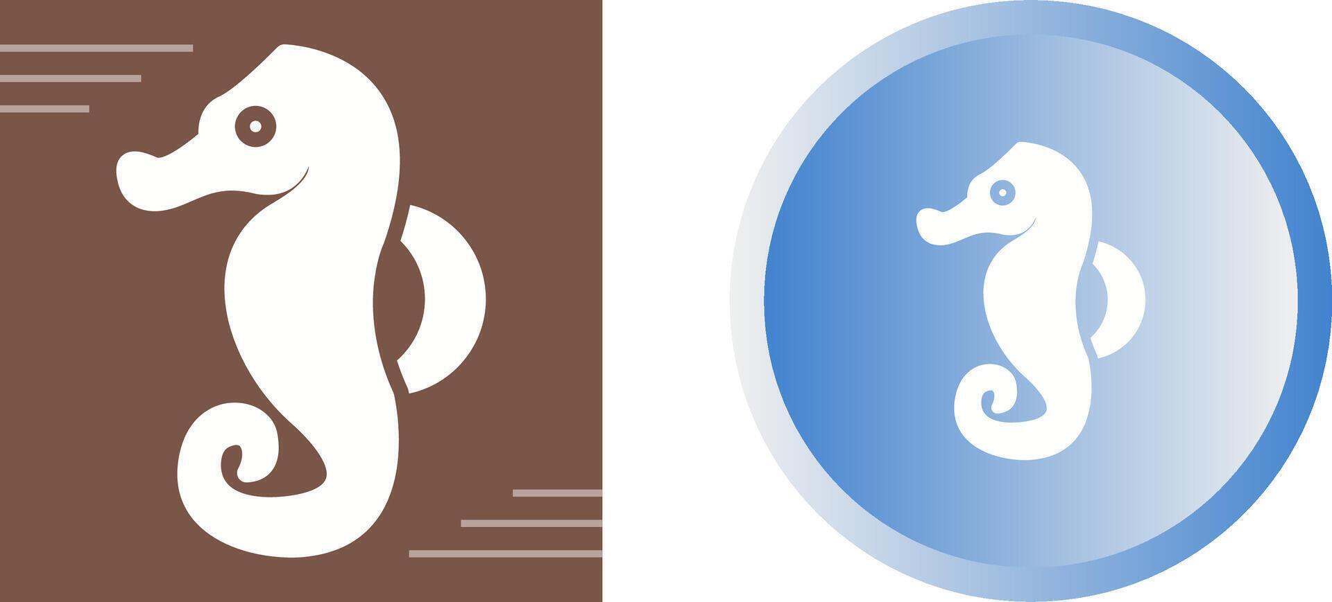 Seahorse Vector Icon