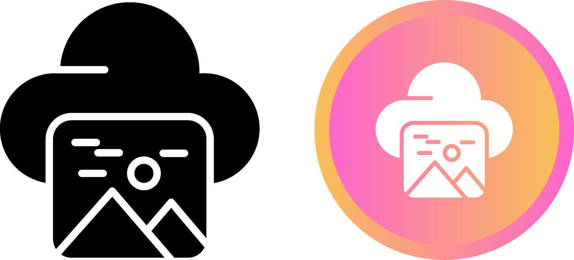 Image Hosting Vector Icon