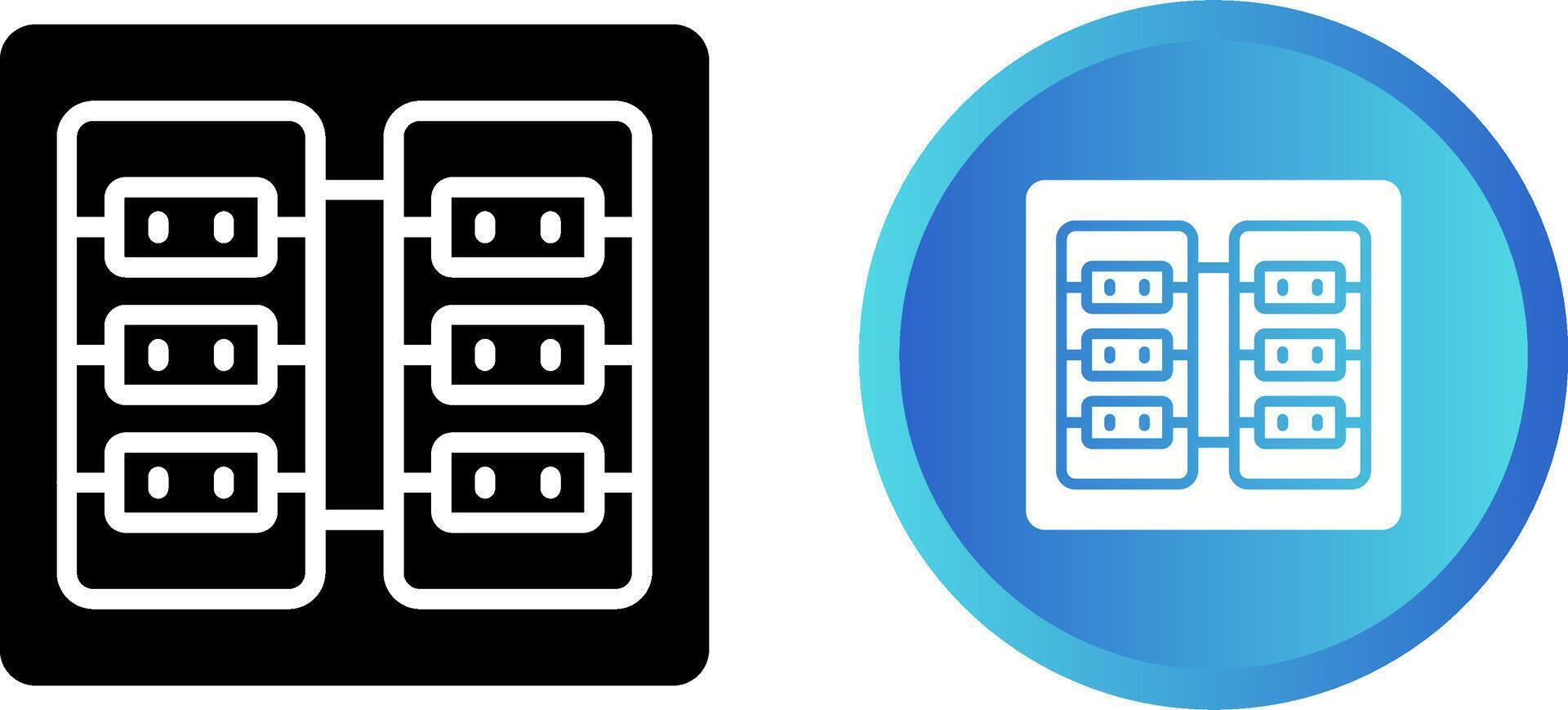 Server Room Vector Icon