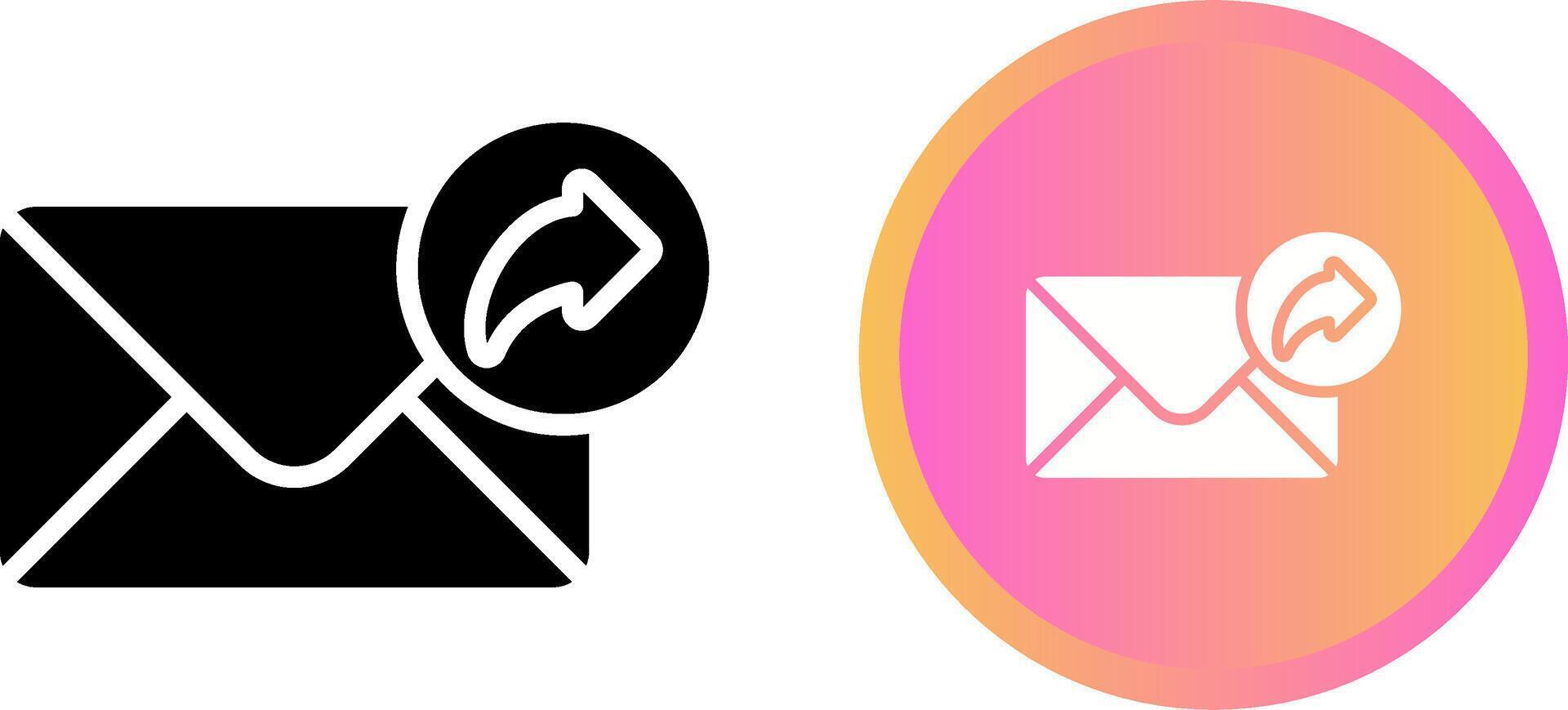 Email Forwarding Vector Icon