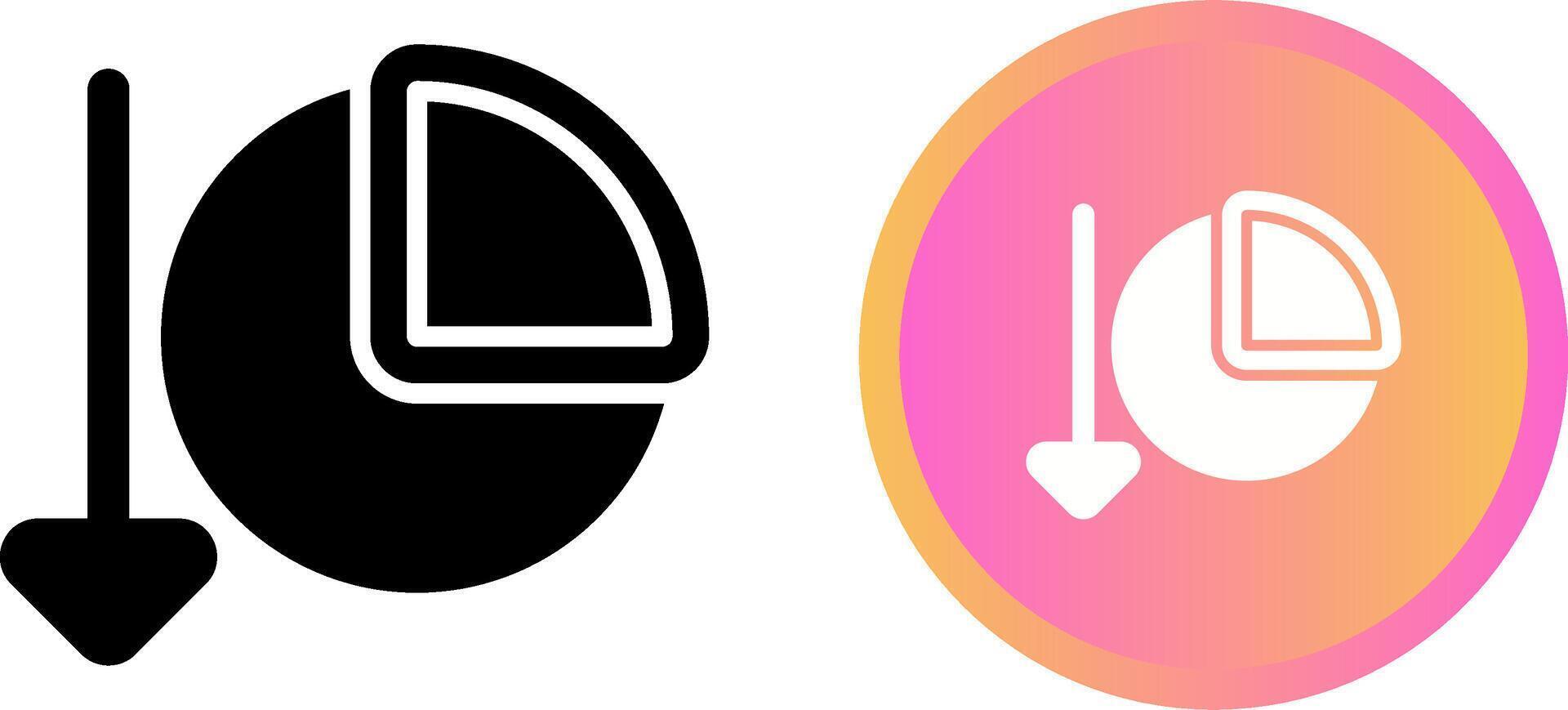 Chart Decreasing Vector Icon