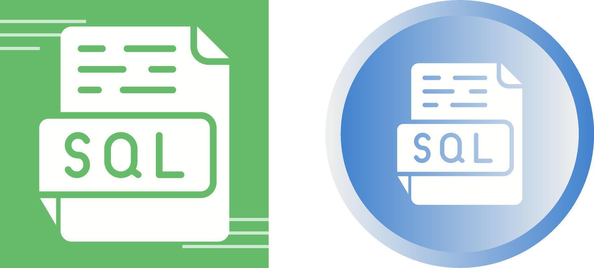SQL Vector Icon