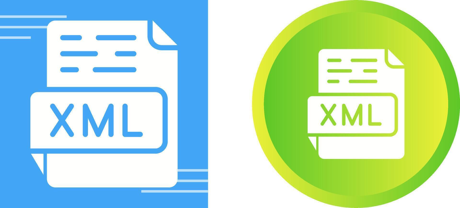 XML Vector Icon
