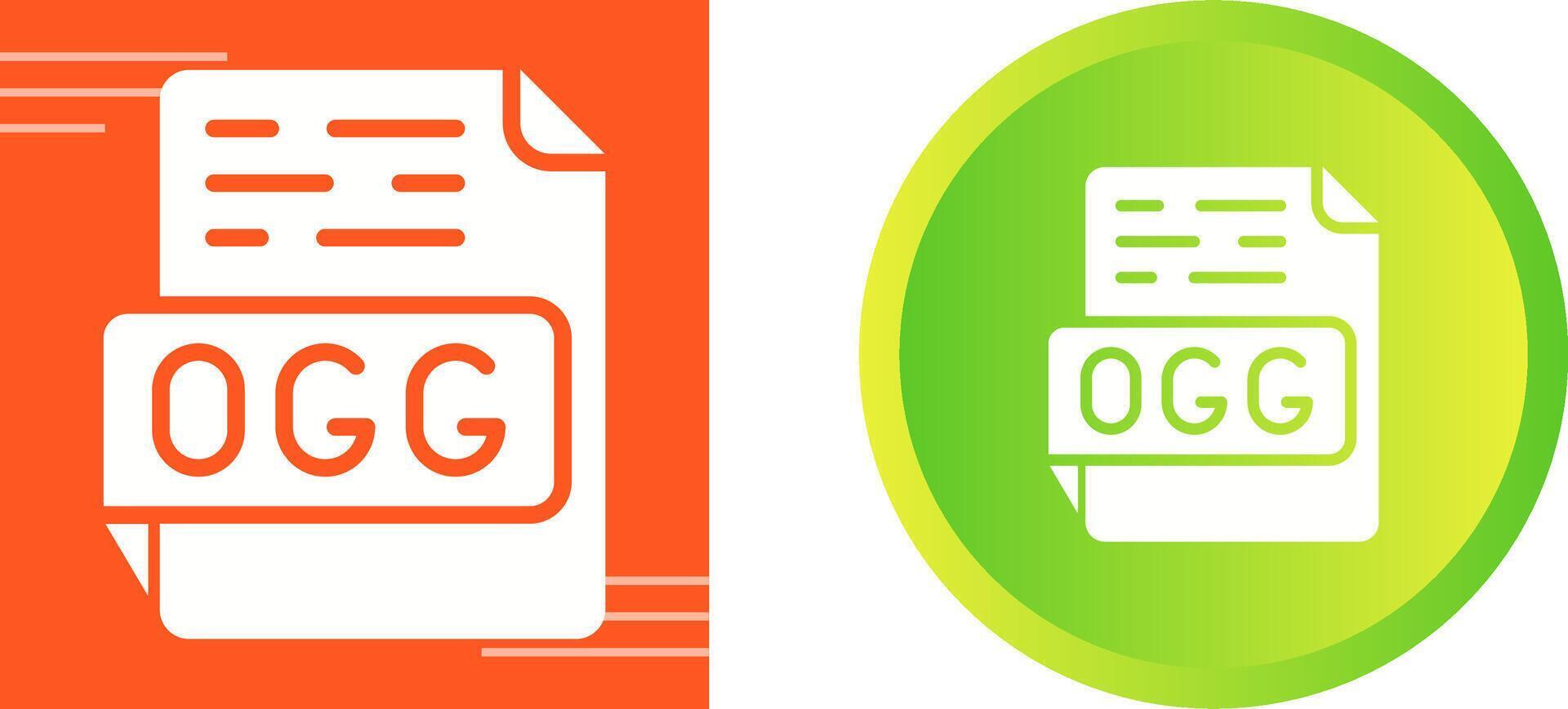 OGG Vector Icon