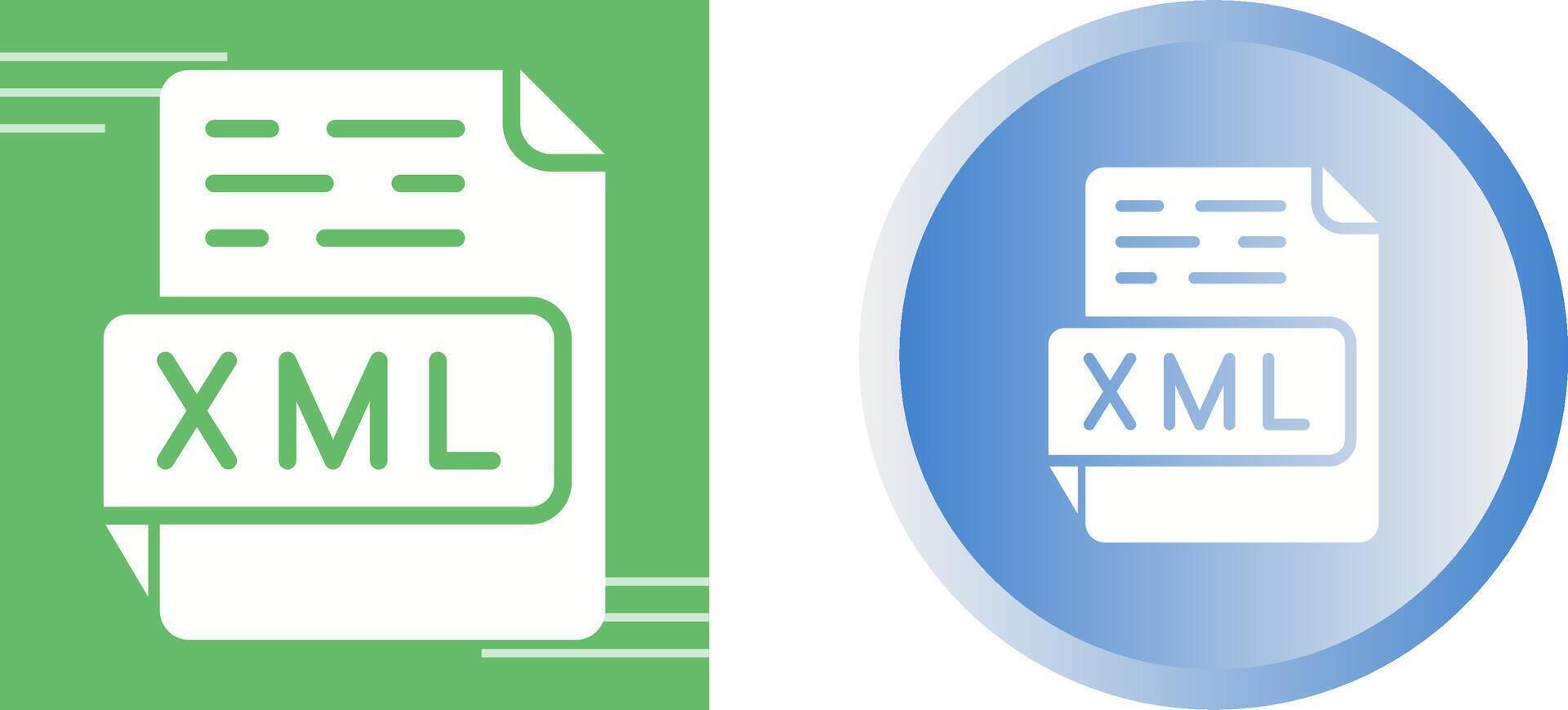 XML Vector Icon