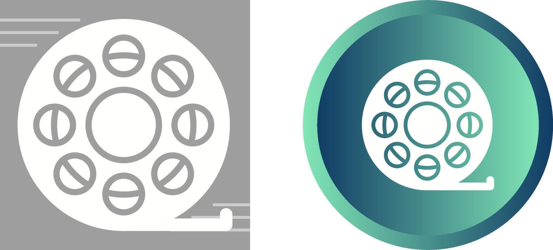 Film Reel Vector Icon