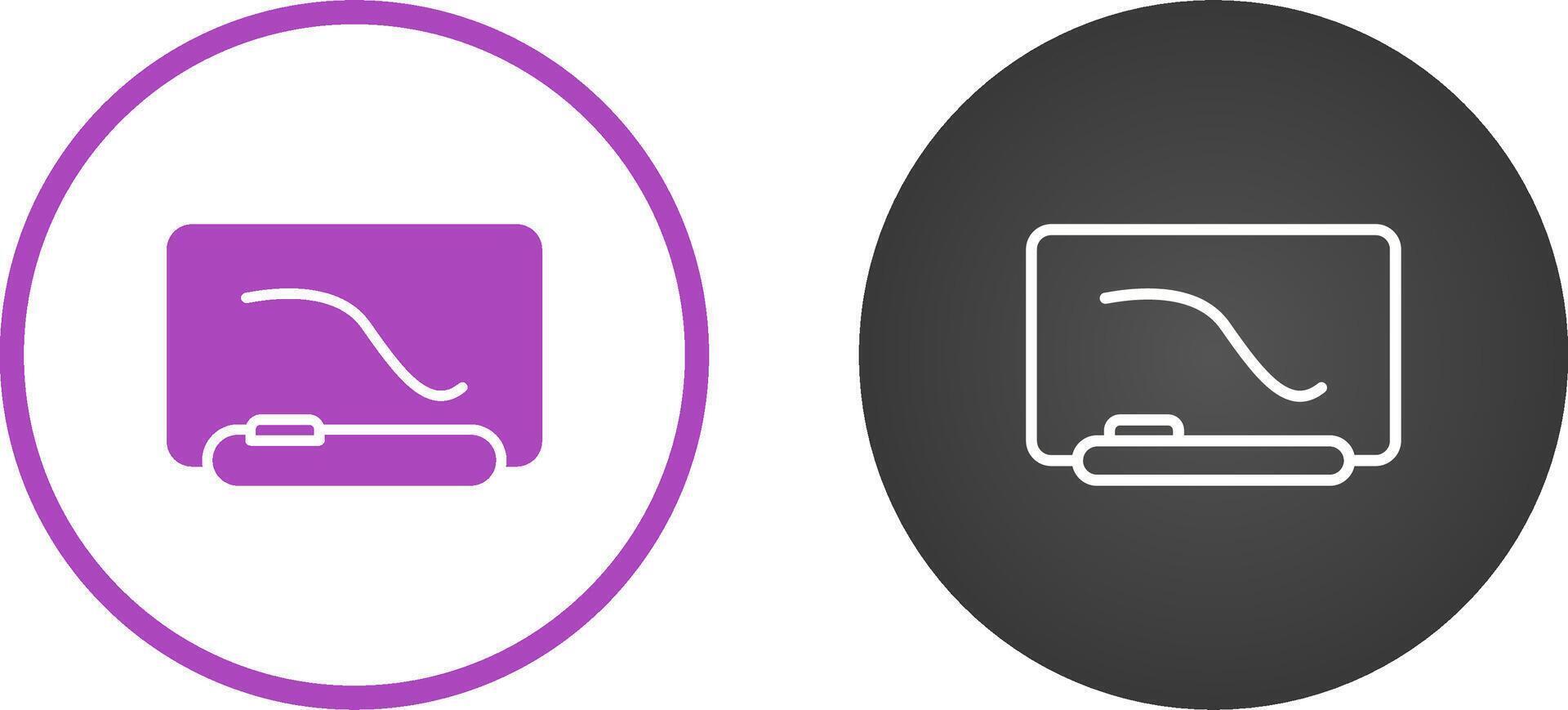 Interactive Whiteboard Vector Icon