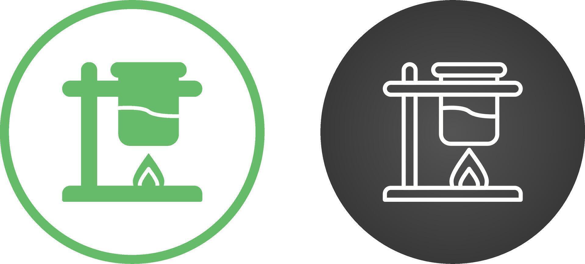 Bunsen Burner Vector Icon