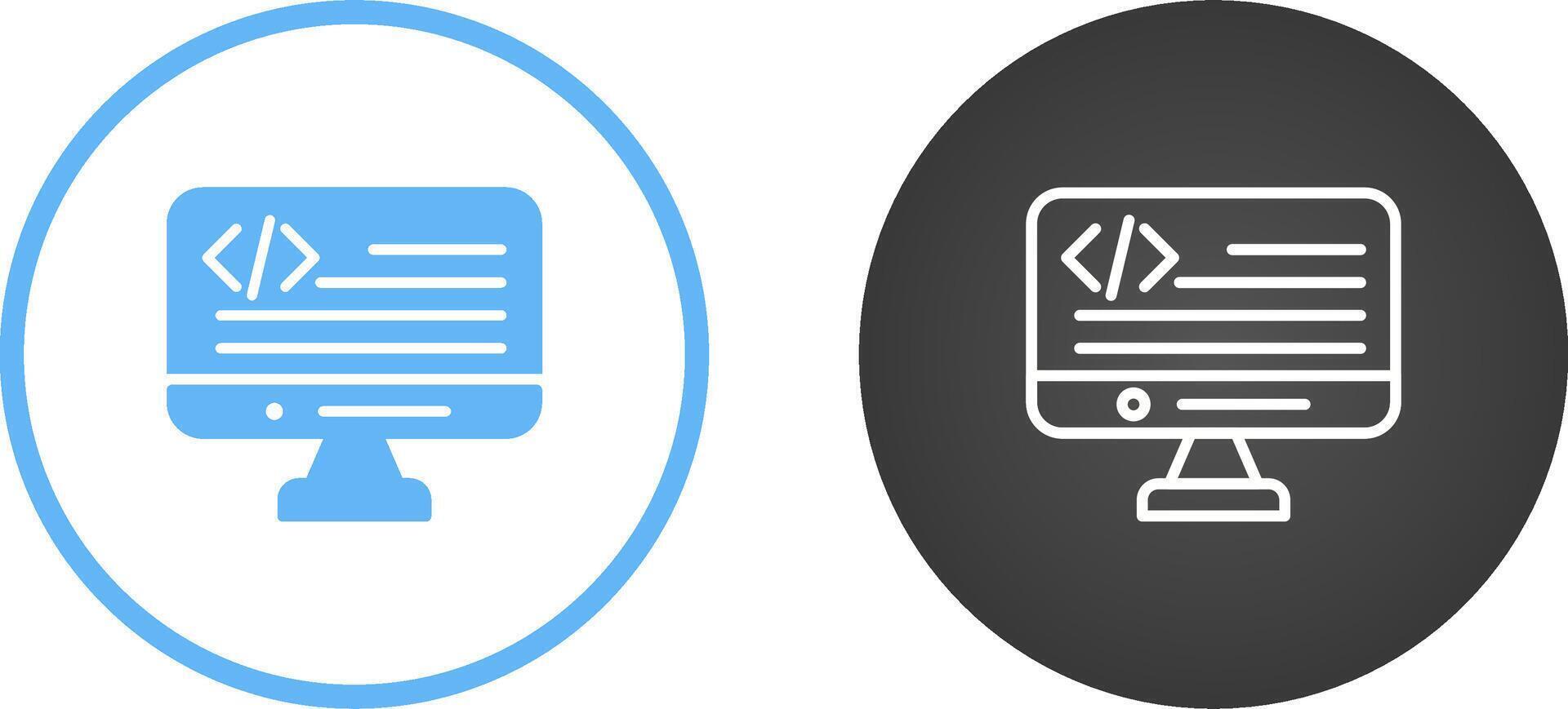 Programming Language Vector Icon