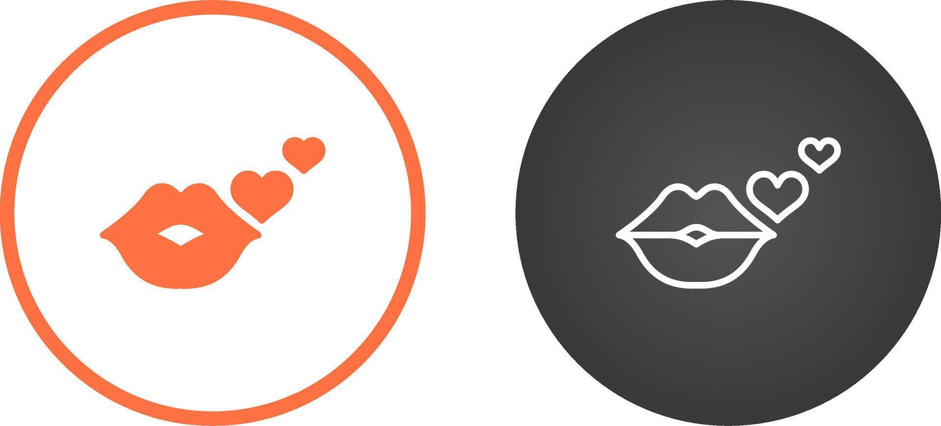 Kiss Vector Icon