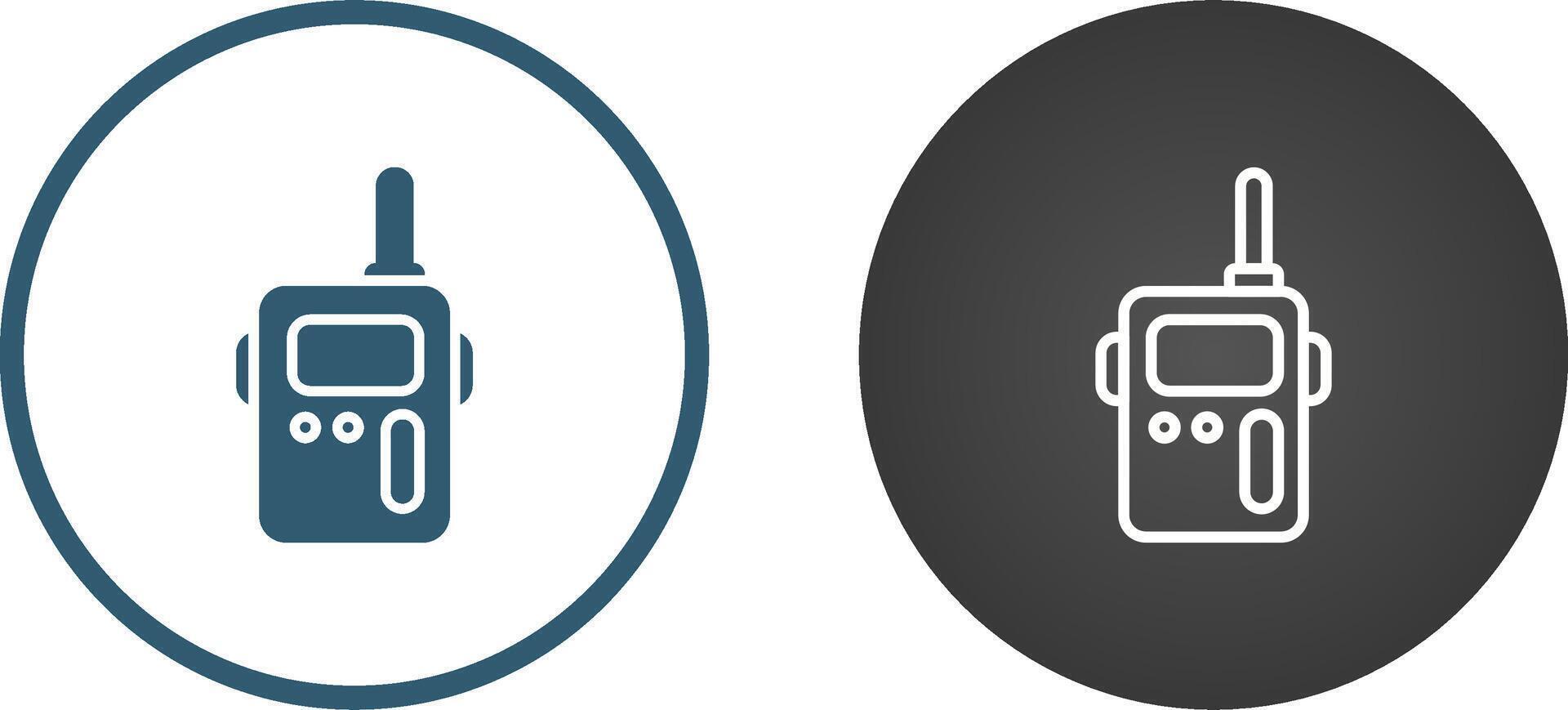 Walkie Talkie Vector Icon