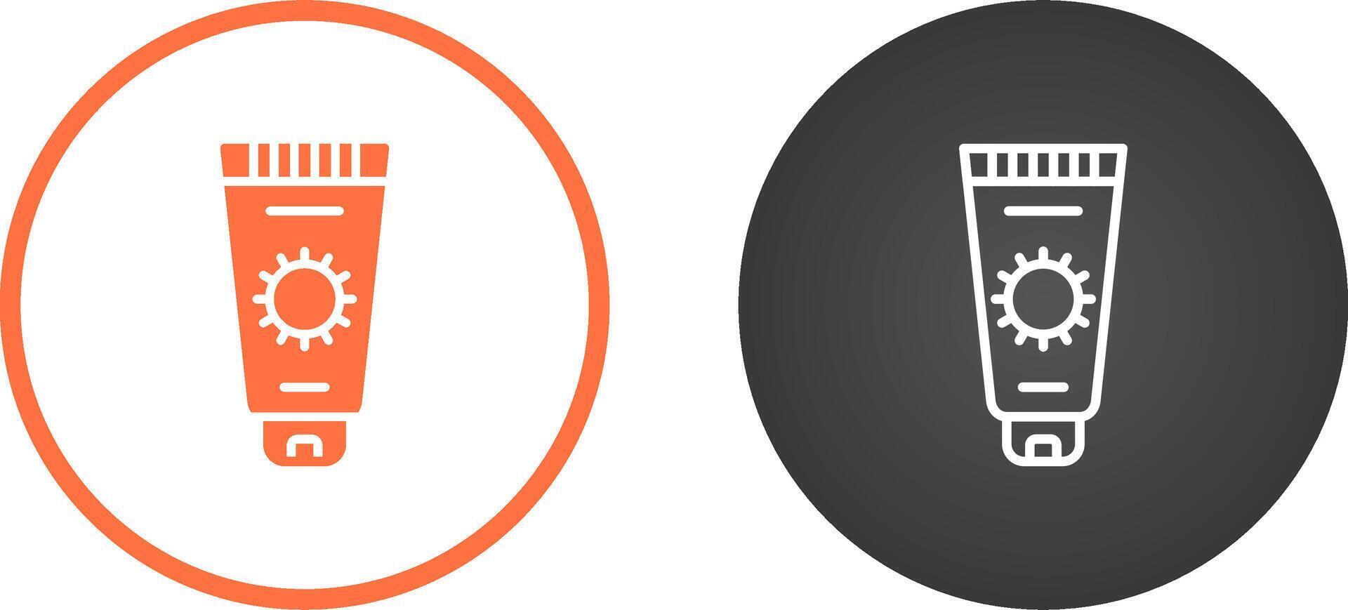 Sunscreen Vector Icon