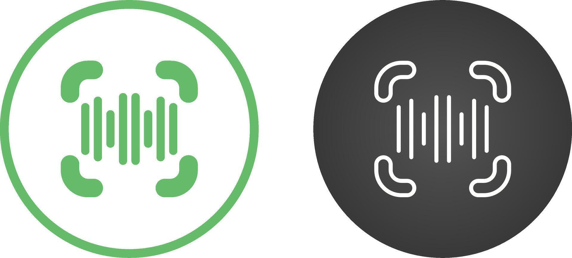 Voice Recognition Vector Icon