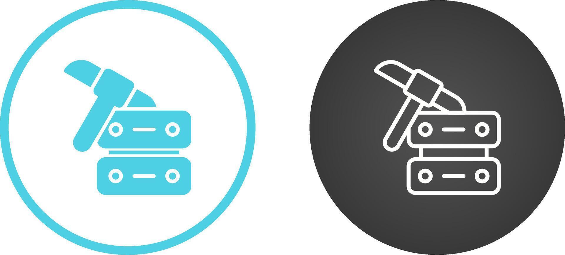 Data Mining Vector Icon