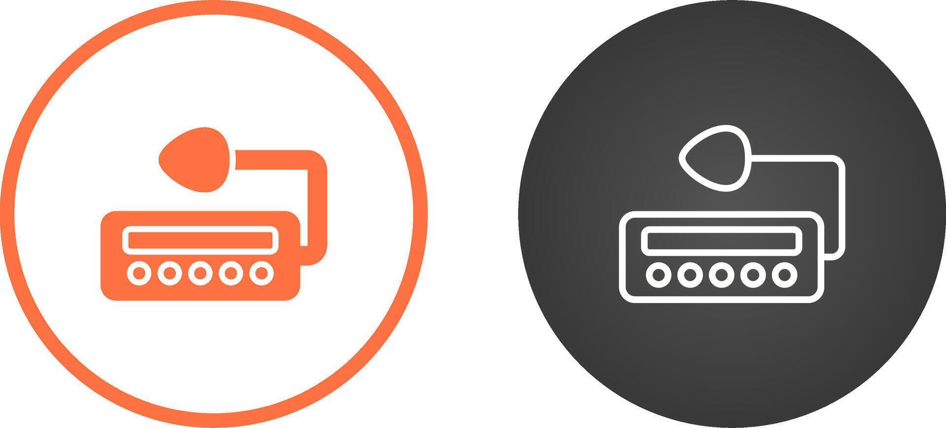 Taxi Radio Vector Icon