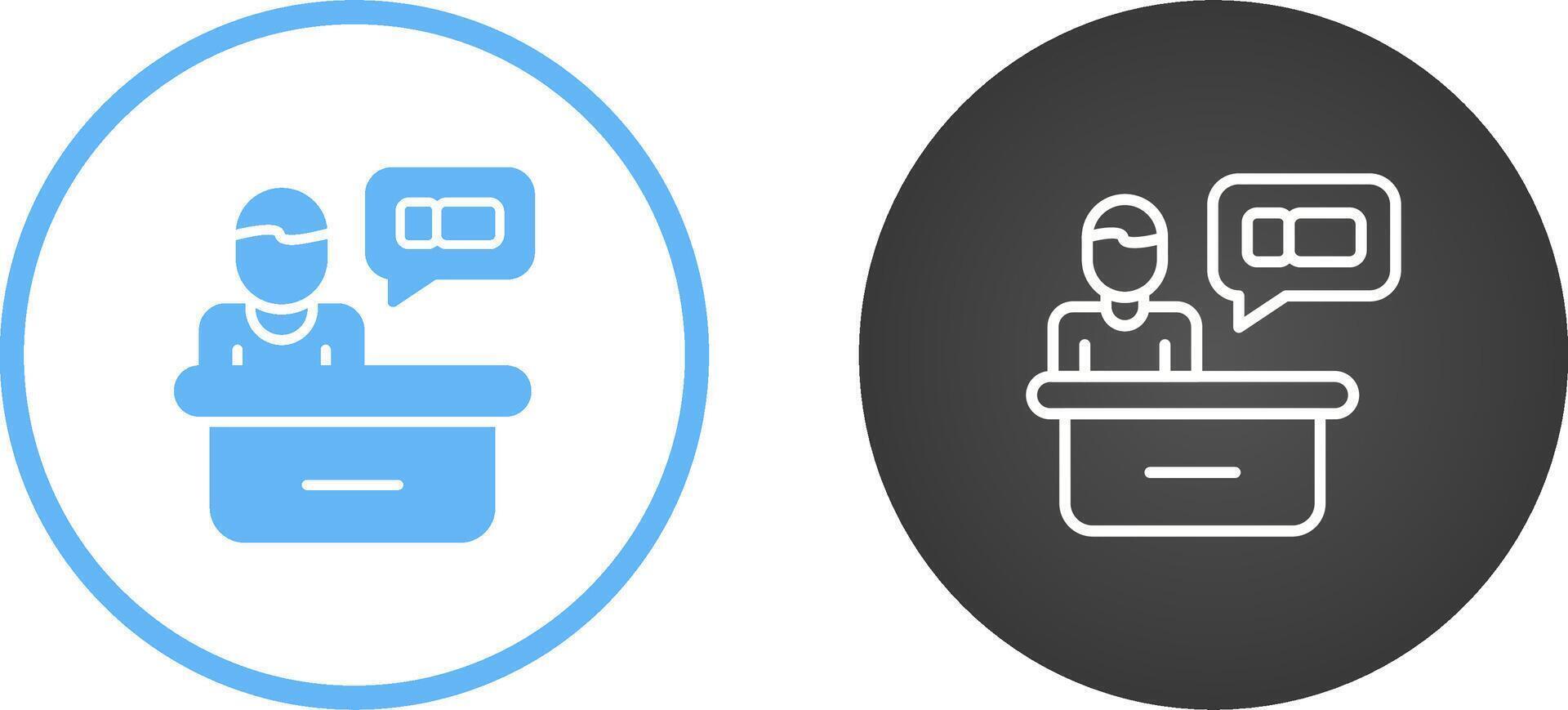 Support Ticket Vector Icon