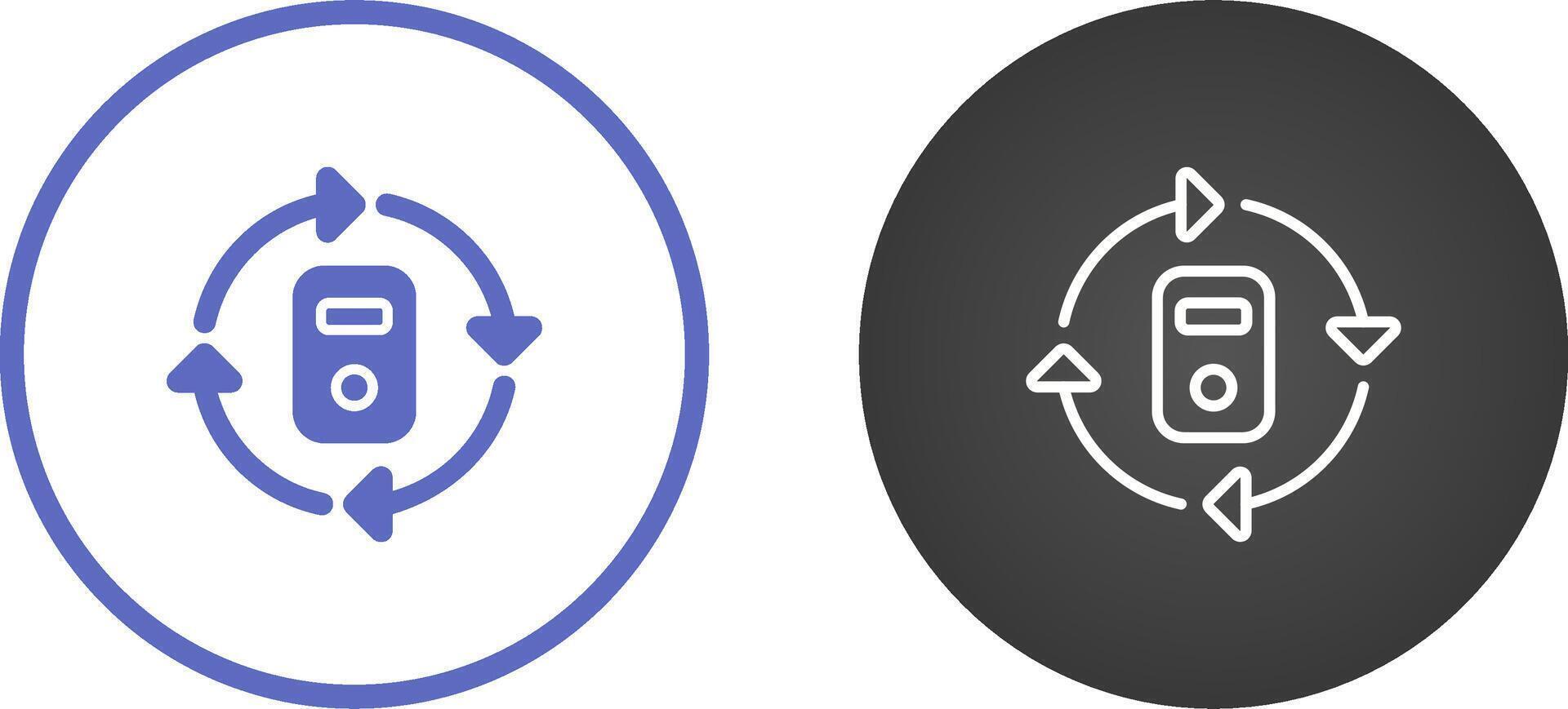 Data Center Cooling Vector Icon