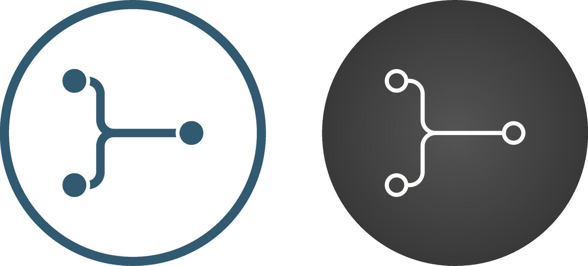 Convergence Vector Icon