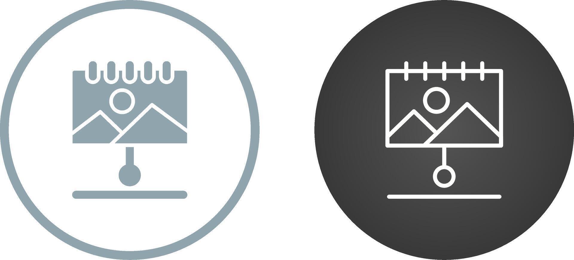 Canvas Vector Icon