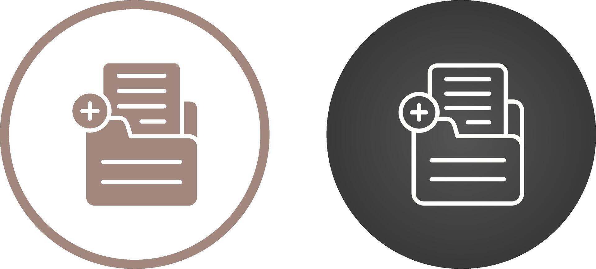Document Add Vector Icon
