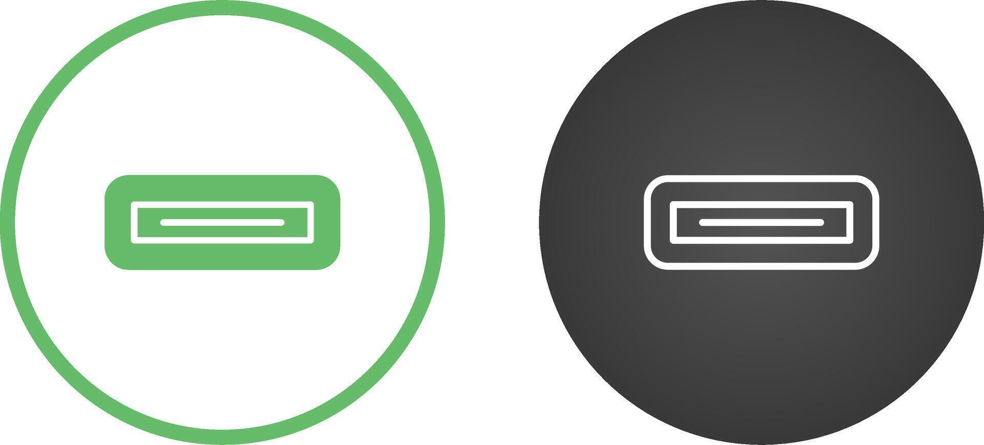 USB Port Vector Icon